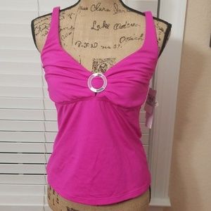 🔥6/$25 NWT Jag swim suit tank top 34D/DD